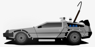 Car Delorean Clipart By Raulxav - Back To The Future Delorean Cartoon
