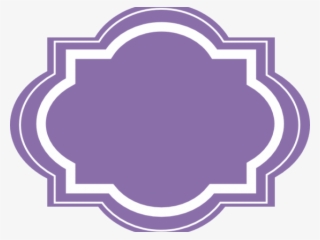 Purple Shape Cliparts - Label Vector Purple Png