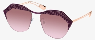 Serpenti Sunglasses Sunglasses Metal Purple - Reflection