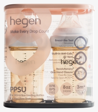 Baby Parenting Hub - Hegen Pcto 240ml 8oz Feeding Bottle Ppsu 2 Pack