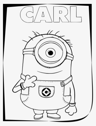 Minions Coloring Pages - Minion Cartoon Coloring Page