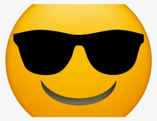 Sunglasses Emoji Clipart Emojie - Sunglasses Emoji Face Png