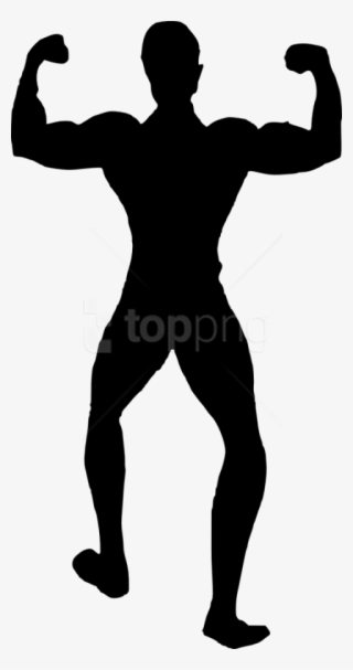 Free Png Muscle Man Bodybuilder Silhouette Png - Silhouette Of A Muscle Woman
