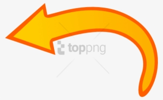Free Png Curved Arrow Pointing Left Png Image With - Curved Arrow To The Left