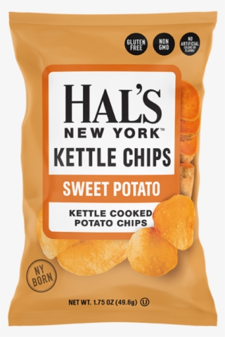 Hal's New York Kettle Cooked Gluten Free Potato Chips, - Potato Chip