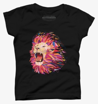 Roaring Lion Girls T Shirt - Graphic Design
