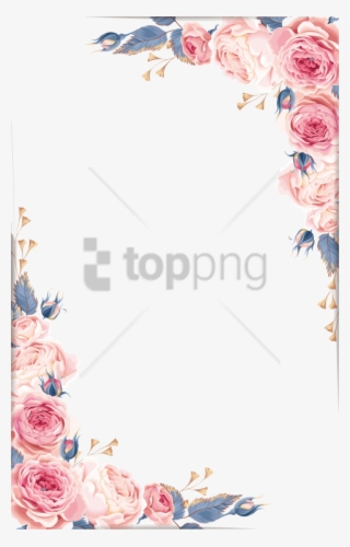 Free Png Download Colorful Floral Design Png Png Images - Floral Frame Png Transparent