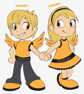 Angel Transparent Kid - Cartoon