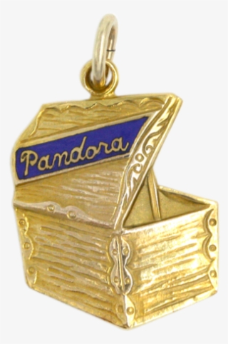 Vintage Pandora's Box Charm - Locket