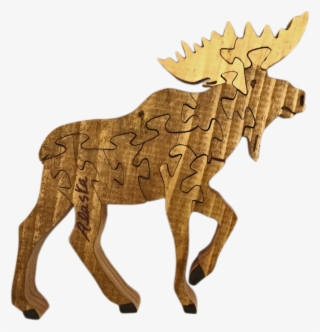 Moose Handcut Wood Puzzle - Donkey
