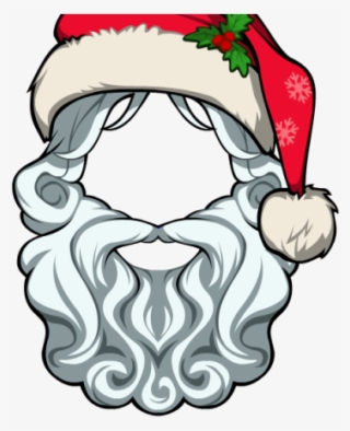 Beard Clipart Santa Hat Beard - Clip Art