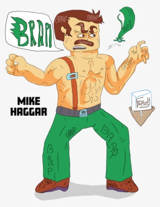 I Drew This Haggar Today On Stream - Cartoon