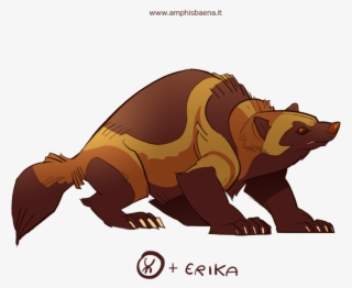 Wolverine Mammals Umberto Gulo Gulo Day363 Drawings - Brown Bear