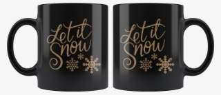 Chic 11oz Let It Snow Christmas Coffee Tea Mug - Mug