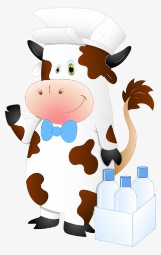 Vache Cow Colour, Cow Clipart, Cow Illustration, Cartoon - Gambar Kartun Sapi Perah