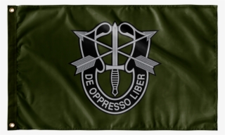 Special Forces Crest Indoor Flag - Army Special Forces