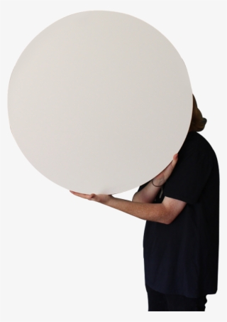 Round Blank Canvas Outside The Square 80cm - Balloon