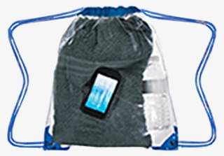 Transparent Drawstring Backpack Transparent Background - Shoulder Bag