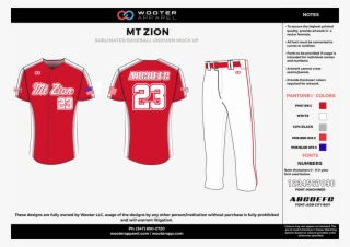 mt zion red white gray blue baseball uniforms jerseys - black and red baseball uniforms