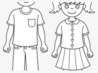 Black Brother Cliparts - Brother And Sister Coloring Pages