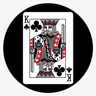 Red Card - Playing Cards Black King
