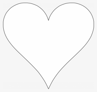 Advice Printable Heart Pictures - White Heart Clipart