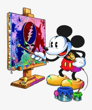 Grateful Dead, Stationeries, Drawstring Bags, Pencil - Disney Comic With Mickey Mouse