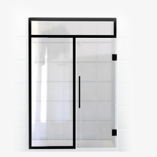 Synthesis Coastal Shower Doors - מקלחון עם גימור שחור