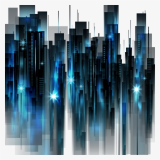 Blue Building Elements Star Effect Icon Clipart - Building Effect Png