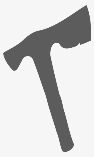 This Free Icons Png Design Of Silhouette Outil 09 - Cleaving Axe