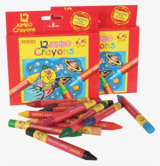 Njc-1312 12 Jumbo Wax Crayons - Toy Instrument