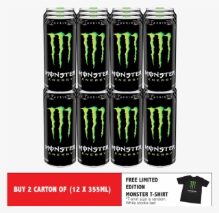 Monster Energy Drink 12 X 355ml X 2 Carton - Monster Energy Drink