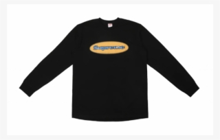 Supreme Ripple Ls Tee Black - Sweatshirt