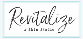 Revitalize-a Skin Studio Logo Png - Calligraphy