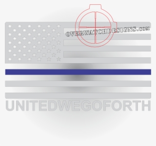 United We Go Forth Police Flag