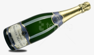 Free Png Sparkling Wine From A Bottle Png Images Transparent - Champagne Bottle Transparent Background