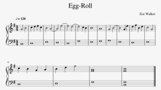 Egg Roll - Checker Dance Piano Sheet Music