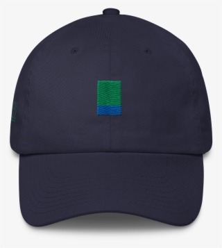 Horizon Blue/green Cotton Ball Cap - Embroidered Hat