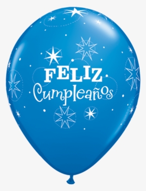 Feliz Cumpleaños Globos - 11" Birthday Sparkle Violet & Lilac Latex X 25