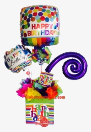 Amscan 3092801 Primary Rainbow Happy Birthday Foil
