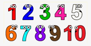 1 To 10 Numbers Background Png - Pre-k: Early Learning (book 2) Numbers