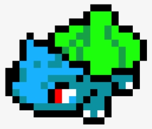 Pixel Bulbasaur - Bulbasaur Pixel Art Grid