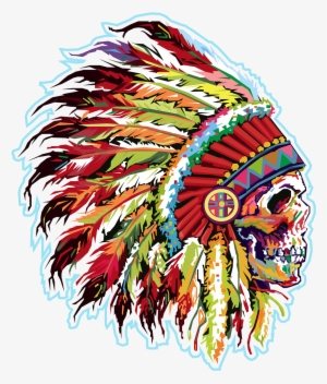 Native American Wpap Art - Indian Chief Headdress
