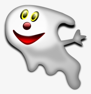 Ghost, Halloween, Creepy, Face, Scary, Spooky, Smiley - Friendly Ghost
