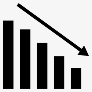 Bar Graph Icon Png - Down Graph Icon Png