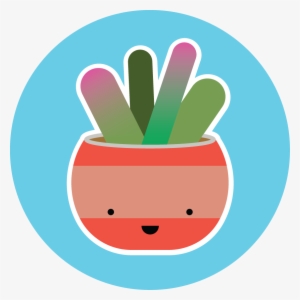 Made A Happy Little Succulent Vector For No Reason - Succulent Plant