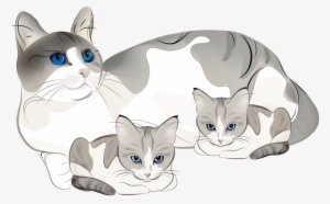 28 Collection Of Cat And Kitten Clipart - 2012