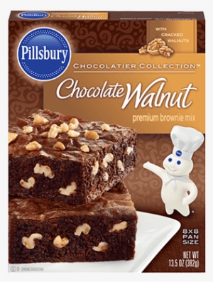 Chocolatier Collection™ Chocolate Walnut Premium Brownie - Pillsbury Brownie Mix With Nuts