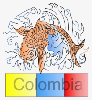 This Free Icons Png Design Of Pez Koi Colombiano