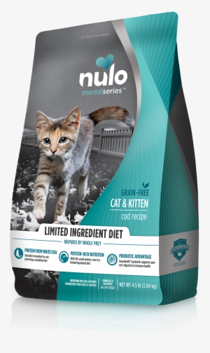 Medalseries Limited Ingredient Cat Kitten Cod Recipe - Nulo Limited Ingredient Cat Food